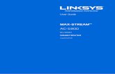 User Guide - LINKSYS MAX-STREAM AC1900 MU-MIMO GIGABIT ROUTER · Troubleshooting Troubleshoot n)uter settings Router configuration Status Ping IPv4 Diagnostics Logs 5 Backup Restore