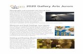2020 Gallery Arts Jurors...Her exhibition record includes The Painted Bride, The African . American Museum of Philadelphia, Chroma Gallery, and the Lowe Gallery. She continues to ...