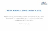 Helix Nebula, the Science Cloudeuchina2013.ux.uis.no/presentations/HN presentation...Helix Nebula and HPC • The expertise developed by the HPC community in efficient parallel programming