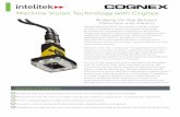 Machine Vision Technology with Cognex - Intelitek has partnered with Cognex, the global leader in Machine