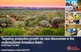 Targeting production growth via new discoveries in the ... · 2C resources into 2P reserves • Potential to nearly double 2P gas reserve base and gas sales • Opportunity to accelerate