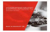 CUSTOMER BEHAVIOR AND LOYALTY IN INSURANCE: GLOBAL …€¦ · Customer Behavior and Loyalty in Insurance: Global Edition 2017 | Bain & Company, Inc. Page 2 ance policies will continue