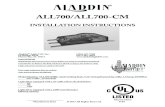 INSTALLATION INSTRUCTIONS - Aladdin Light Lift...Aladdin Light Lift, Inc. (256) 429-9700 61 Shields Road (877) 287-4601 Huntsville, AL 35811 Patent #5105349 WARNING: Disconnect power