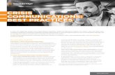 Crisis Communications: Best Practices - Northbridge Insurance › pdf › 3885-001-Crisis-Communication... · 2020-04-24 · A crisis communications plan should include: • Your