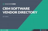 CRM SOFTWARE VENDOR DIRECTORY...bpm’online is a process-driven, cloud-based CRM solution for marketing, sales and service automation. It is in use It is in use across a number of