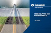SECOND QUARTER 2019 EARNINGS RESULTSs2.q4cdn.com/339036663/files/doc_financials/quarterly/...2019/07/23  · Second quarter 2019 adjusted* results slightly better than Company expectations
