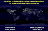 Panel on collaborative research methodology for large ...Data centers and real-time systems: improving execution and compilation time Embedded systems: improving execution time and