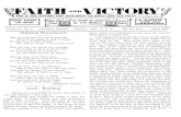 Faith and Victory - April 1936 - Church of God Evening Light · Page Two FAITH . and. VICTORY April, 1936. will put enmity between thee and the woman and be tween thy seed and her