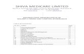 SHIVA MEDICARE LIMITED · 2013-05-27 · SHIVA MEDICARE Limited, was incorporated under the Companies Act 1956 as SHIVA MEDICARE Limited on with the Registrars of companies, Delhi