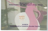 LGEDoldweb.lged.gov.bd › UploadedDocument... · Women's Day 2012. LGED organised elaborate programmes to observe IWD in 64 districts and at national level in Dhaka. Theme of the