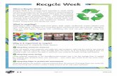 Questions About Recycle Week › 2020 › 05 › silver-1.pdf · Other textiles that could be recycled are rugs, pillow cases, scarves, towels etc. 9. How would you try and persuade