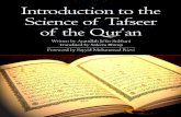 Science of Tafseer of the Quran - Edited2. An Awareness of the Meaning of the Words in the Qur`an.....15 3. Exegesis of the Qur`an through the Qur`an.....17 4. Examining the Occasion