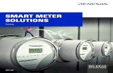 SMART METER SOLUTIONS - Renesas Electronics · Smart Meters realize Energy Efficiency and Smart Grids Smart meters for power, gas, and water are spreading worldwide. Smart meters