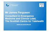 Mr James Ferguson - shiftingthebalance.scot.nhs.uk · Mr James Ferguson. Consultant in Emergency Medicine and Clinical Lead, The Scottish Centre for Telehealth.