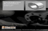 TAPERBUSH - Stemin Breitbach · 2016-05-03 · TAPERBUSH Klembussen TAPERBUSH Bushings 2 / 5 441.D.NDE.0316 Stemin Breitbach • Hanzeweg 3 • NL-7241CR Lochem • The Netherlands