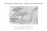 Fourth Sunday after Pentecost - washingtonparish.org€¦ · 04/06/2020  · We are glad that you are worshipping online with us this morning and pray that your experience here is
