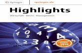 springer.de Highlights · 2012-04-27 · orientierten Veranstaltungen 7 Checklisten, die durch das gesamte Projekt führen 7 Beispiele, die bei der Planung Hilfe und Anregungen geben