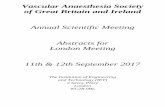 Annual Scientific Meeting Abstracts for London Meeting ... · Christine Sathananthan, Royal Free Hospital London NHS Foundation Trust “The rating of perceived exertion is sensitive