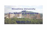 Hiroshima University and The School of Engineeringpeace-program.hiroshima-u.ac.jp/wp/wp-content/uploads/...2017/12/02  · ・Ministerio de Educacion Superior , Ciencia y Tecnologia