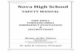 Nova High School - Broward County Public Schools · Nova High School shares the district’s highest commitment to providing a safe environment for all students, employees and visitors.