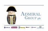 Bit of background about Admiral · • Taking everything into account, I am happy at Admiral Group –91% • I feel valued by my colleagues – 92% • I think people are willing