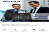 AKUVOX SP-R53P · TFTP/FTP/HTTP/HTTPS protocols Support SRTP for voice data encryption 802.1Q VLAN, SIP over TLS Administration Features Auto provisioning: FTP/TFTP/HTTP/HTTPS/PnP