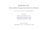 Lecture 11 - 熊本大学 Notes/lecture...Lecture 11: Renewable Energy and Electricity Market Lecturers: Syafaruddin& Takashi Hiyama syafa@st.eecs.kumamoto-u.ac.jp hiyama@cs.kumamoto-u.ac.jp
