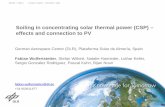 Soiling in concentrating solar thermal power (CSP) – effects and connection to PV · 2019-07-25 · • [S] Schüler , David, et al. "The enerMENA meteorological network –Solar