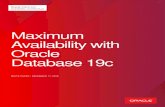 Maximum Availability with Oracle Database 19c › a › tech › docs › maximum-availability... · 2019-12-17 · This document provides an overview of features and enhancements