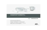 Bosch Kitchen Centers - Bosch Mixer Authorized Exclusive Agent€¦ · the appliance malfunctions or is dropped or damaged in any manner. Return appliance to the nearest authorized