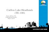 Caillou Lake Headlands (TE-100) - Coastal Protection And ...coastal.la.gov/wp-content/uploads/2014/05/6-Caillou-Lake-Headland… · Caillou Lake Headlands (TE-100) Russ Joffrion,