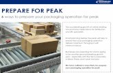 PREPARE FOR PEAK - Macfarlane Packaging...Flexible, just-in-time stock holding, to make sure you have the right amount of packaging during peak Call us today to see how we can you