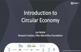 Introduction to Circular Economy - Water Industry … › documents › uploads › LeoNutter...Introduction to Circular Economy Leo Nutter Research Analyst, Ellen MacArthur Foundation