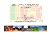 COUNTRY REPORT OF Sri Lanka · 2012-02-09 · COUNTRY REPORT OF Sri Lanka By Seevali Wijewantha & Nadeera Wickramarathne. OUTLINE •Introduction ... •In Sri Lanka Trademarks are