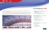 MULTIWALL POLYCARBONATE SHEET SUITABLE …...Marlon ST Longlife multiwall sheet is available in a range of thicknesses from 4 -16mm which are ideally suited to cold curving into arches.