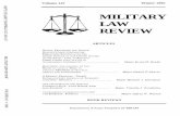 MILITARY LAW REVIEW - Library of Congress › rr › ...Law_Review › pdf-files › 27787D~1.pdf · Law Review, The Judge Advocate General’s School, United States Army, Charlottesville,