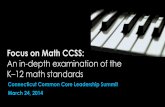 Focus on Math CCSS - ASCDCCSS workshops district Determine curriculum framework/model Involve Curriculum Professional Development Committee to anticipate changes Stakeholders Design