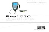YSI Pro1020 Spanish Instruction Manual Library/Documents/Manuals/605187... · El Pro1020 tiene dos sensores de oxígeno disuelto compatibles: Polarográfico – este sensor tiene