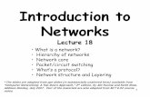 It d it t Introduction to Networks - HKUSTcourse.ece.ust.hk/elec1200/13fall-ProfMowWH/notes/L18-2013F.pdf · Packet switching versus circuit switching Packet switching allows more