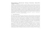 Regulation Retrieval Using Industry Specific Taxonomieseil.stanford.edu/publications/jack_cheng/ailaw.pdf · Keywords Taxonomy interoperability, Regulation retrieval, Relatedness