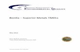 Bonita – Superior Metals TMDLsdeq.mt.gov/Portals/112/Water/WQPB/TMDL/PDF/Bonita... · 2016-09-01 · Bonita – Superior Metals TMDLs – Document Summary 5/9/13 Final 1 D OCUMENT