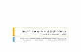 Implicit tax ratesand tax incidence - Thomas Pikettypiketty.pse.ens.fr/files/ITR_European_national_accounts.pdf · Progressive vs. flat taxation schemes Sensitivity to tax systems: