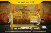 The Original Universal Safety Gate · 2017-09-06 · provided with a swinging gate or offset so a person cannot walk directly into the opening. OSHA Regulation call us toll free 1.888.663.0015