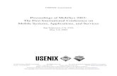Proceedings of MobiSys 2003: The First International Conference … › en-us › research › wp-content › ... · 2018-01-04 · USENIX Association MobiSys 2003: The First International