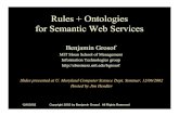 Rules + Ontologies for Semantic Web Servicesweb.mit.edu/people/bgrosof/paps/talk-sws-rules+ont-12-02.pdf · – KR for Agents in E-Business – Semantic Web Services – RuleML –