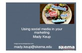Using social media in your marketing Mady Keupstatic1.visitestonia.com/docs/223037_2mady-keupestonia...– General presentation on the company – Contacts: website, telephone, email