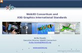 Web3D Consortium and X3D Graphics International Standards Web3D Consortium...X3D Application . HTML Browser . X3DOM . X3D Declarative: For Web Authors Vs . 3D graphics application