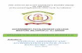 GOVERNMENT PATALESHWAR COLLEGE, MASTURI, BILASPUR …gpcmasturi.co.in/wp-content/uploads/2019/07/AQAR-GPCMASTURI.pdf · NAAC –AQAR April – 2018 Govt. Pataleshwar College Masturi,