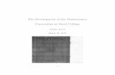 The Development of the Mathematics Curriculum at …sections.maa.org/mddcva/OtherDocuments/HoodMathematics...In the rst ten years of Hood College, students did not necessarily have