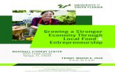 Growing a Stronger Economy Through Local Food & … · 2020-02-28 · Growing a Stronger Economy Through Local Food & Entrepreneurship FRIDAY, MARCH 6, 2020 9 a.m. to 5 p.m. MARSHALL